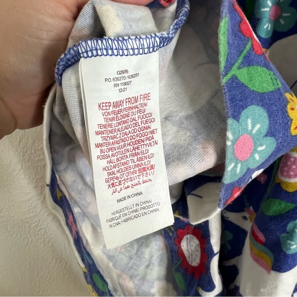 Mini Boden Multicolor Unicorn and Floral Dress size 4/5 - Picture 11 of 12